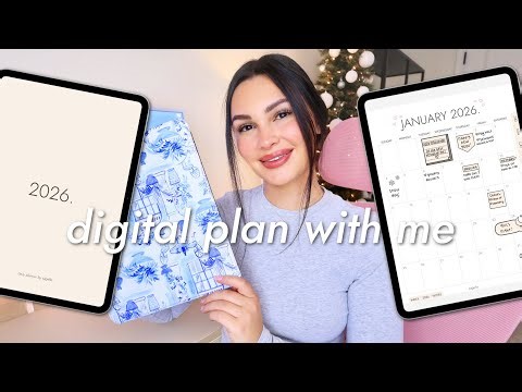 how i digital plan on my ipad pro & ipad mini | 2026 📝✨