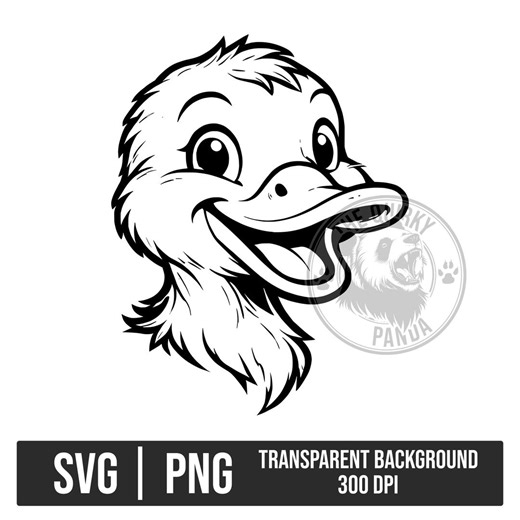 Cute Duck Illustration Vector | Farm Animal Bird Art for Nursery Decor and Print on Demand Crafts, SVG PNG Digital Download - Etsy