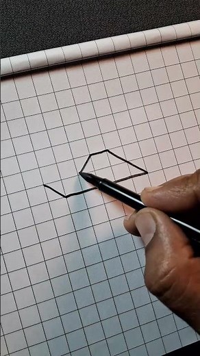Easy Mouse🐀Drawing | Graph Paper #easydrawing
