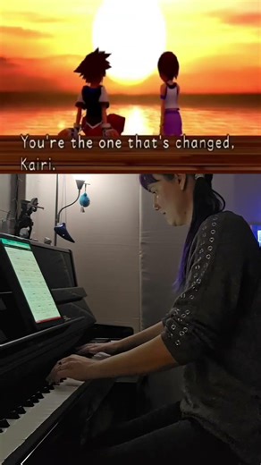"Kairi's Theme"-Kingdom Hearts #piano #music #shorts #kingdomhearts #nostalgia #squareenix
