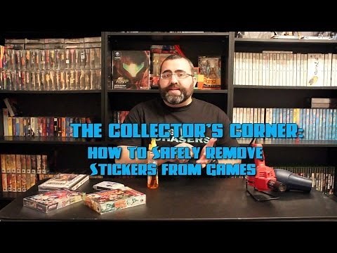 The Collectors Corner: Safely Removing Stickers From Games