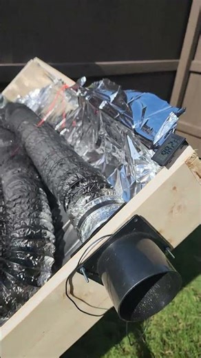 20 degree F gain with NO moving parts! #prepper #renewableenergy