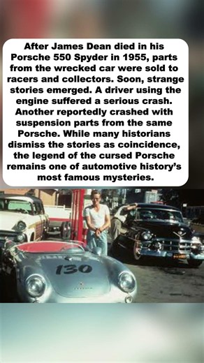 The Ghost Parts Of James Dean’s Porsche That Caused Three More Accidents#JamesDean #Porsche550