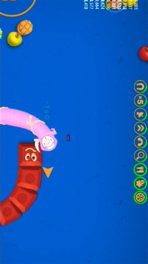 WORMZONEIO 🐍#viral #trendingshorts #viralshorts #snakegame #viralshorts #sampwalagame #gameplay