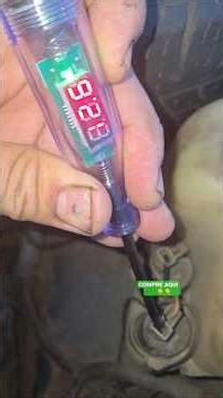 How to use an electronic test lamp to perform tests on your car.