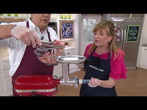 KitchenAid Metal Food Grinder Attachment on QVC