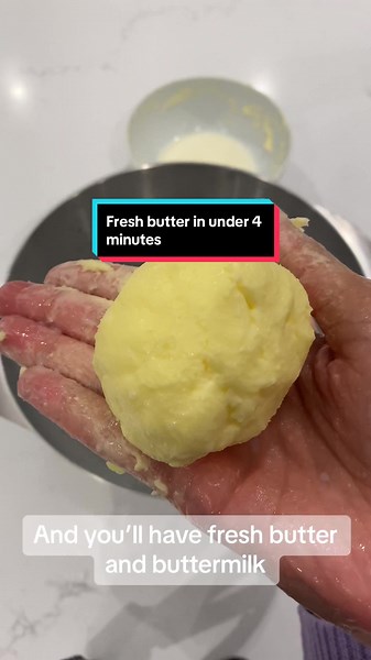 Fresh Butter in Under 4 Minutes: No Mixer Needed!