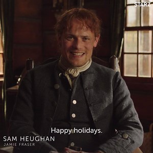 The cast of Outlander wishes you the happiest of holidays, clan! ❤️ | Outlander