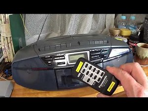 Panasonic RX DT35 パナソニック CDラジカセ 整備済み 動作品 美品 紹介動画 ハードオフ ジャンク品