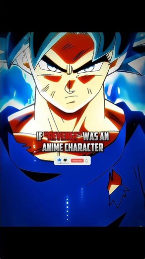 If “Revenge" Was An Anime Character 🥶☠️