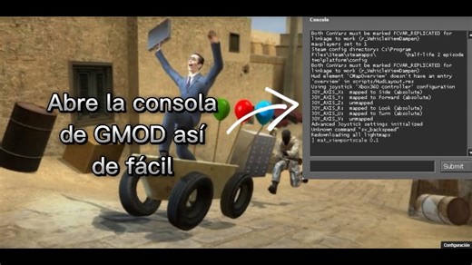 Así puedes abrir la consola en GMOD y L4D2 en 1 MINUTO