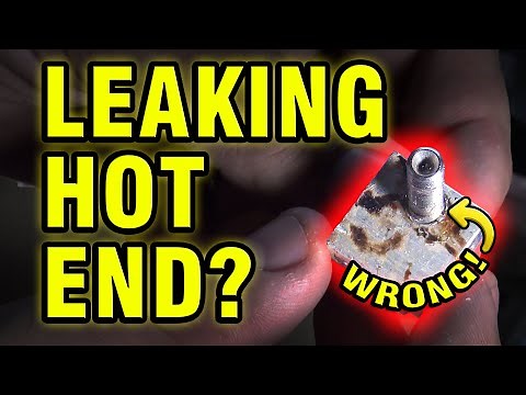 Leaking 3D Printer Hot End Fix!