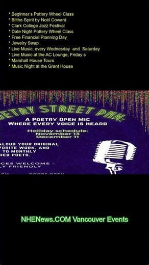 Beginner's Pottery Wheel Class Blithe Spirit by Noël Coward Clark College Jazz Festival Date Night P