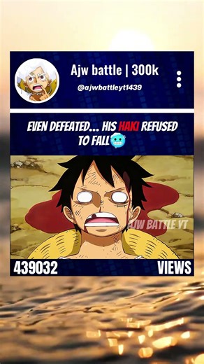 Even Defeated… His Haki Refused to Fall🥶 #onepiece #luffy #kaido