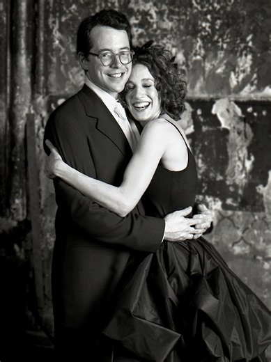 Sarah jessica parker black wedding gown | Honestweddingadvice.com