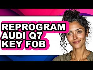 How To Reprogram Audi Q7 Key Fob - Step By Step