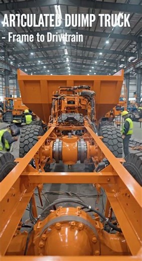 The Complete Process of Making Heavy-Duty Dump Trucks #manufacturing #machinery