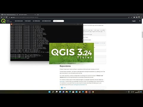 Install Ubuntu and QGIS on Windows 11 using WSL
