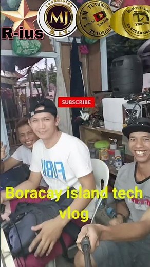 JM TUTORIAL Boracay island group tech vloggs #Shorts