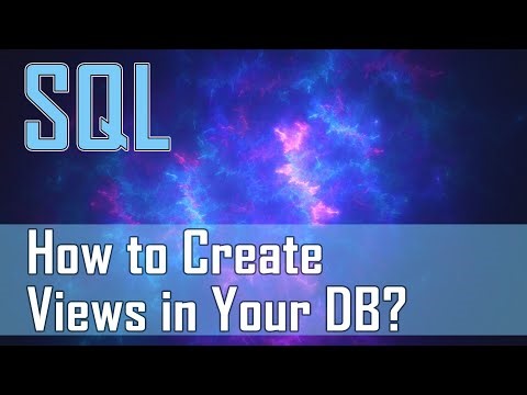 How to Create Database Views using SQL