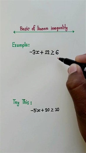 Linear Inequality Basic #math #mathematics #tricks #hack | Learn with Shakil