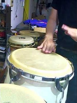 [Bongo Mic Test] Logitech Webcam C910 #bongo #conga #percussion #percussionist #drum
