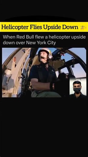Helicopter Flies Upside Down 😱 #Helicopter #Aerobatics #Shorts