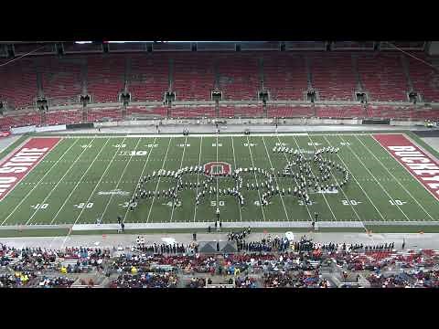 The Ohio State University Marching Band performs at Buckeye Invitational