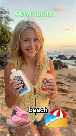 SAND SLIME #summer #squishy #slime #beach