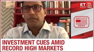 How is investment strategy moving forward? | Srikanth Subramanian to ET Now