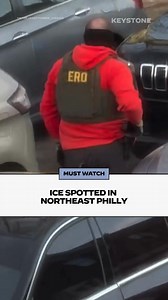 According to the original poster of this video, an ICE agent pulled a gun on residents in Mayfair. The agent was wearing a vest from Enforcement and Removal Operations, which is a division of ICE. Follow @keystonenewsroom for more. | The Keystone