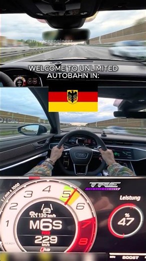 Family Wagon, Supercar Speed — Audi RS6 Germany Autobahn POV