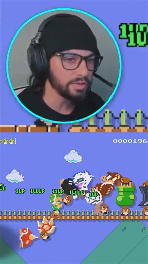 Star Mario vs Every Enemy!! ⭐️😈 #mario #shorts