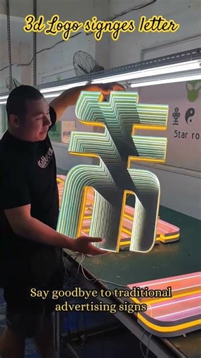 🔥Do you know what is the new and popular signage technology at China? 😱#signage #ledneon #ledlight✅