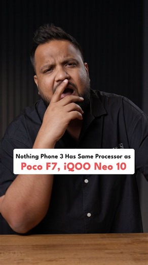 Trakin Tech English on Instagram: "Nothing Phone 3 Has Same Processor as Poco F7, iQOO Neo 10! . . #nothingphone3 #tech #trakintechenglish #Nothing #android #snapdragon"