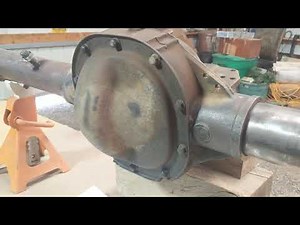 New spring perches welded on Ford 8.8 axle Jeep YJ