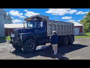 1986 MACK DM686S DUMP TRUCK