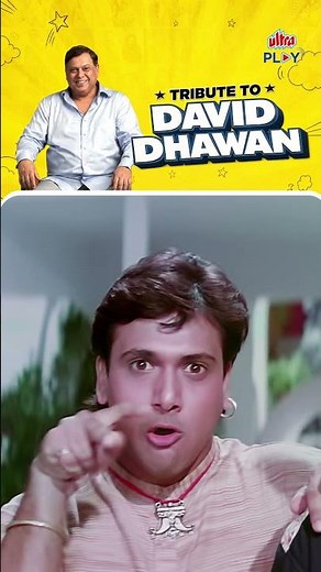 Tribute to the legend himself: David Dhawan! 🤩 | Comedy Edits | Bollywood Movies | Ultra Play OTT