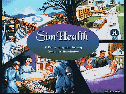 dos老游戏：健康模拟器（模拟卫生） SIM HEALTH