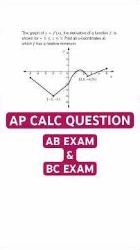 how to use a first derivative graph to find relative extrema #maths #stem #stemlearning #calculus