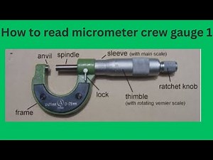 How to use micrometer screw gauge 1 #physics #mathematics