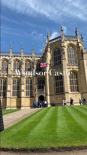 【ウィンザー城】世界最大かつ最古のお城🏰🇬🇧 #travel #ヨーロッパ #イギリス #ロンドン