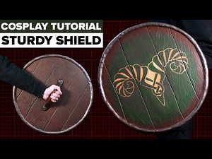 How to make a foam shield - cosplay tutorial (free patterns)