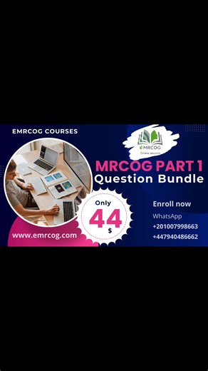 MRCOG Part 1 January 2026 candidates 📣📣📣 🎯 Studying alone but can’t find a reliable source of questions? Here’s the solution 👇 🔥 The premium Questions Bundle of the eMRCOG 🔥 ✔️ Over 5,000 questions (textbook-based, recalls 2015–2025, timed mock exams) ✔️ Updated answers aligned with the latest 2025 recommendations ✔️ Daily expert-led discussions on our premium Telegram group 💰 All this for just $44 ✨ 📌 Everything you need in one place – no distractions, no wasted time. Just smart, focus