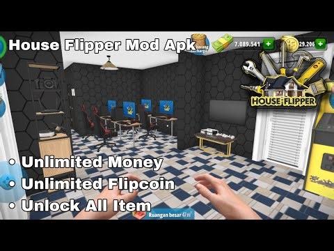HOUSE FLIPPER MOD APK | UNLIMITED MONEY & FLIPCOIN💸🪙 | UNLOCK ALL ITEM🪑🛋️