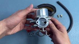 640152 Carburetor for Tecumseh HM80 HM90 HM100 640152A 640023 640051 640140 8-10 HP Engine Snow Blower Coleman Powermate 5000w Generator, with 33268 Air Filter Rebuild Kit