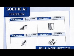 A1 Sprechen Goethe Exam Teil 2