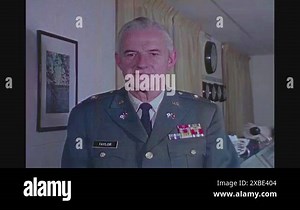1971 - A US Army colonel introduces the army switch console, a sophisticated telephone communication system run by men and women of the armed forces Stock Video Footage - Alamy