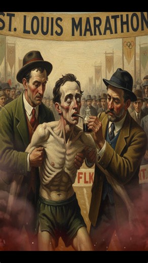 The Most Insane Olympic Race Ever | The True Story of the 1904 Marathon The 1904 St. Louis Olympic Marathon is widely considered the most bizarre and dangerous race in sports history—and once you hear the details, you’ll understand why. Held in brutal 90-degree heat with extreme humidity, the race course was filled with dust, cracked stone, and chaos. Shockingly, the organizers believed in “purposeful dehydration,” providing only two water stations across 26 miles—a decision that nearly killed t