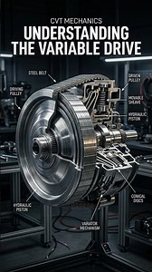 How Does a CVT Transmission Work? 🤯 No Fixed Gears!